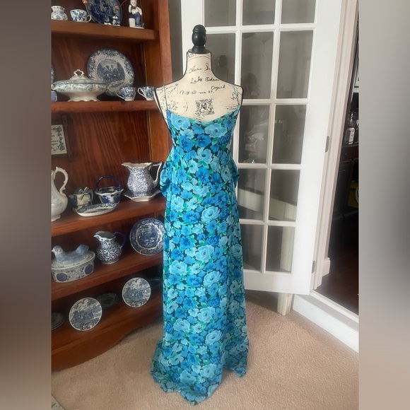 ROTATE BIRGER CHRISTENSEN Chiffon Maxi Dress - Picture 7 of 7